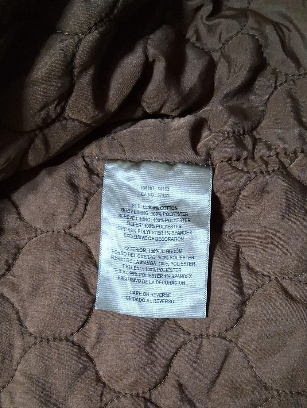 LEVI'S STRAUSS JACKET Jean Men  LARGE BROWN Trucker ? Denim Used Coat LINED